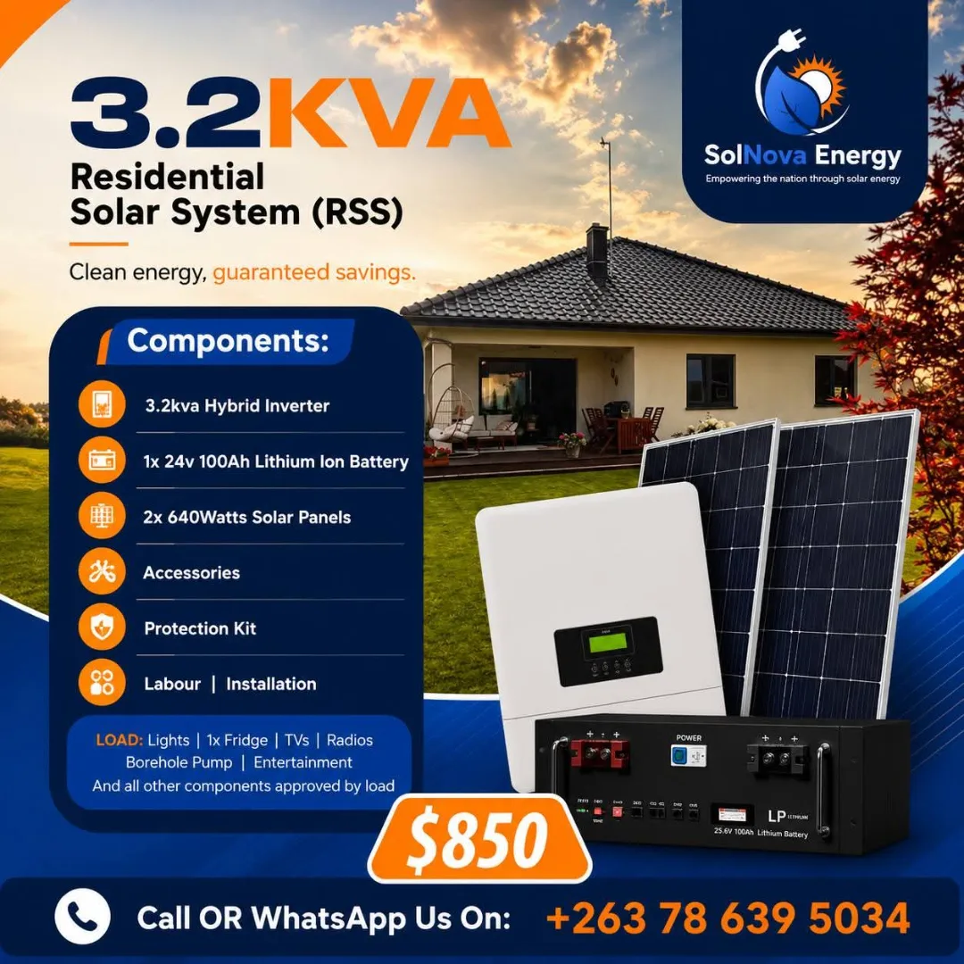 3.2KVA Residential Solar System