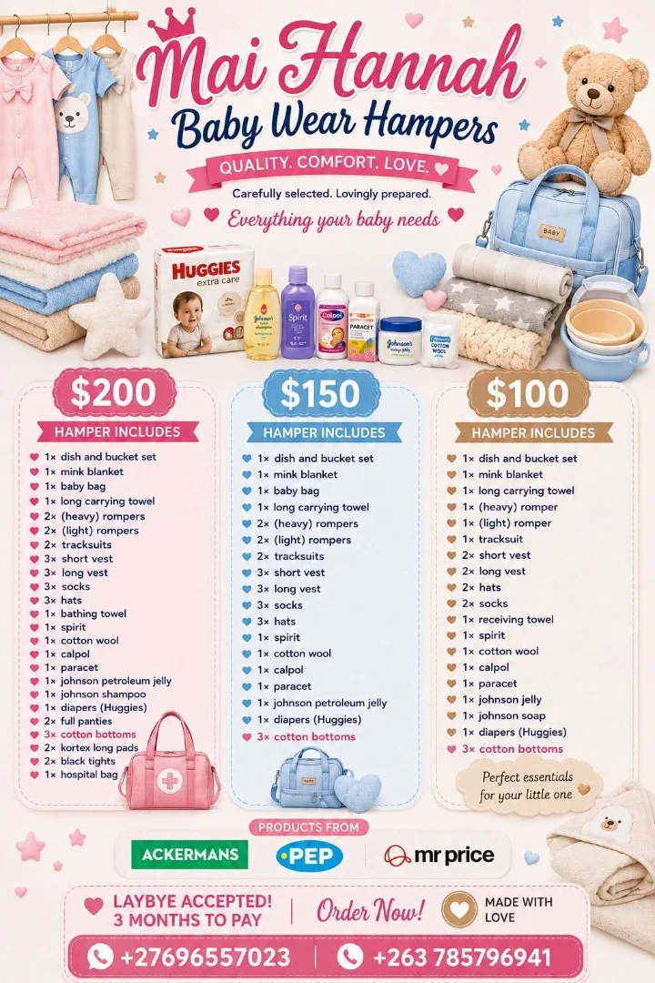 Baby Wear Hamper - $100