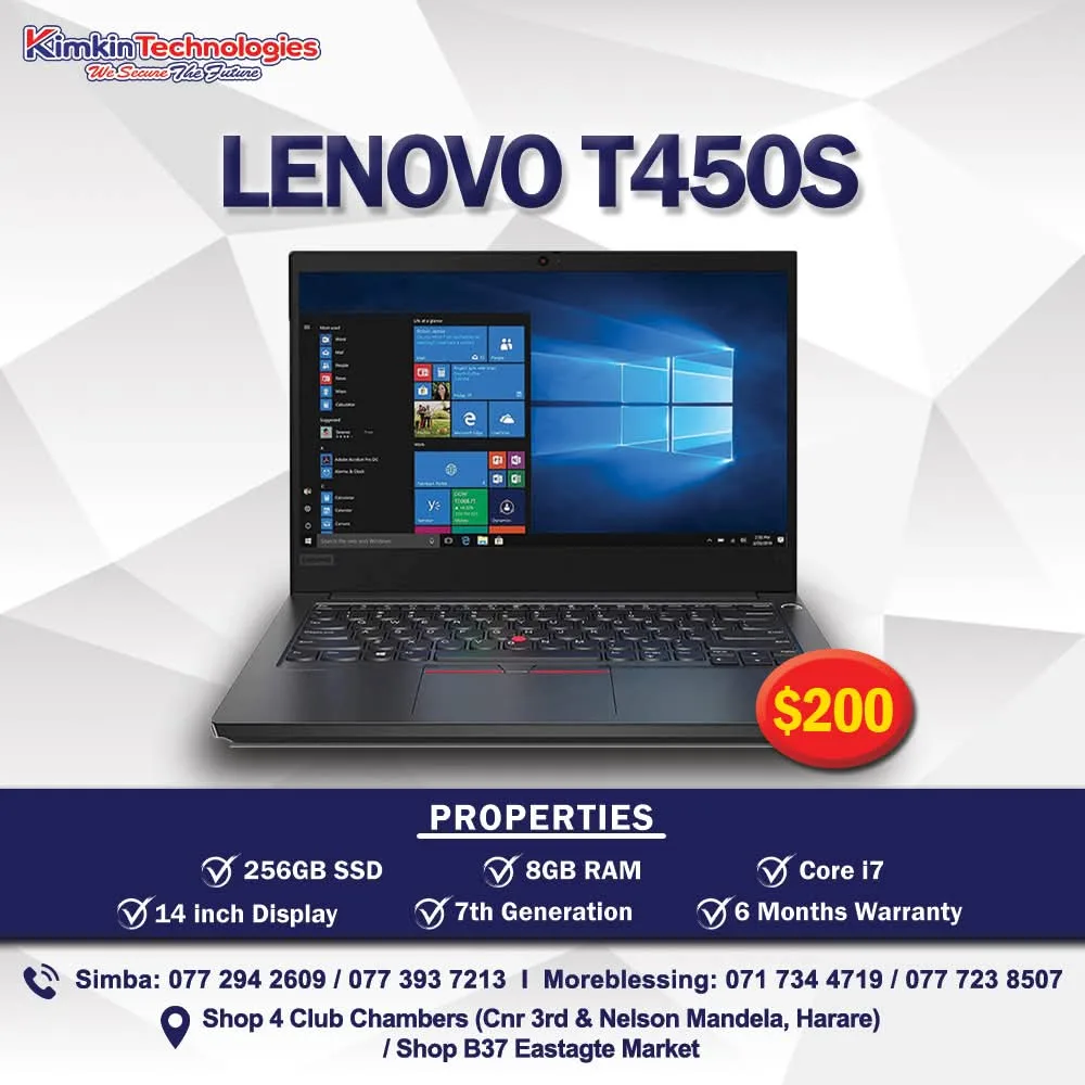Lenovo T450s Laptop