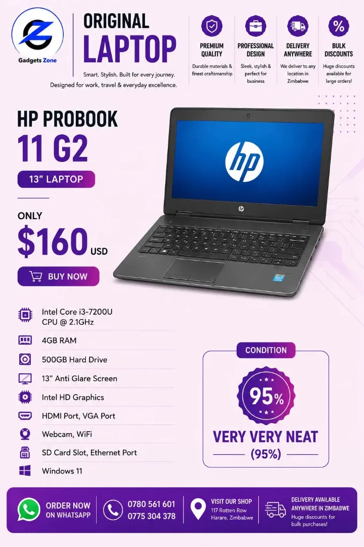 HP ProBook 11 G2 Laptop