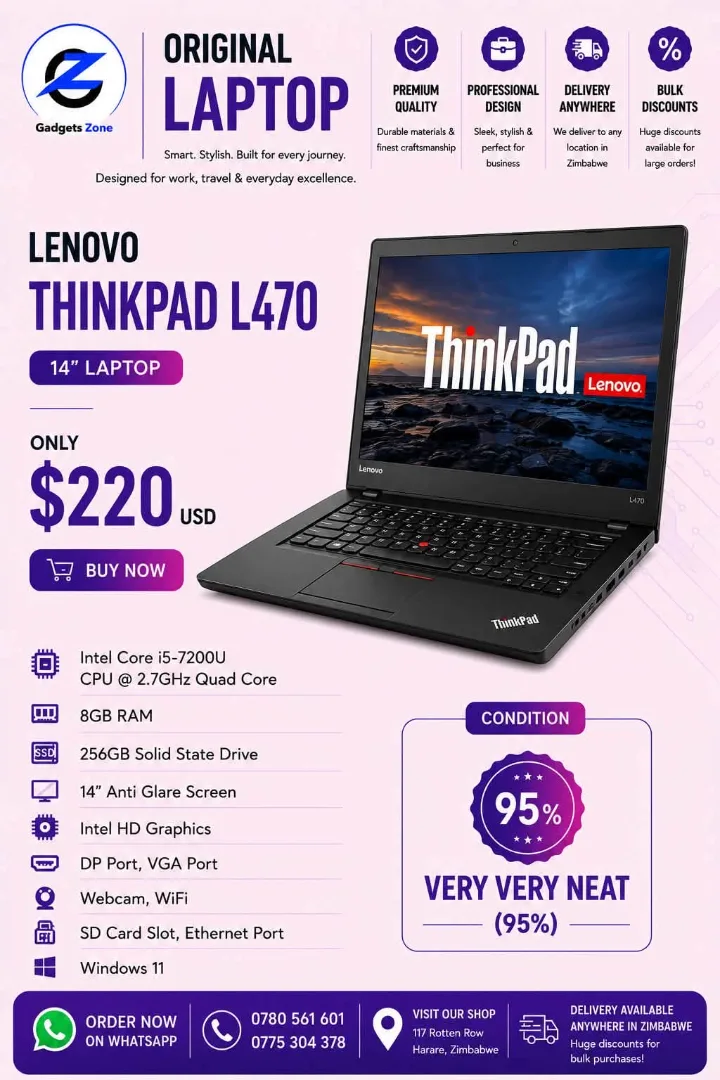 Lenovo ThinkPad L470 Laptop