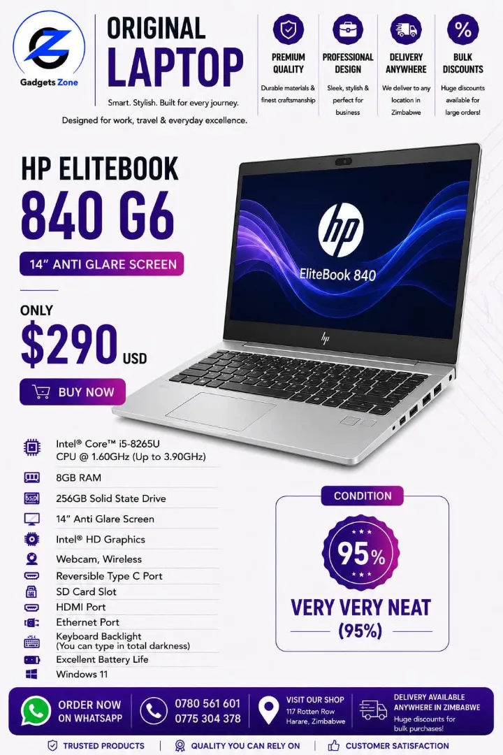 HP EliteBook 840 G6 14" Laptop