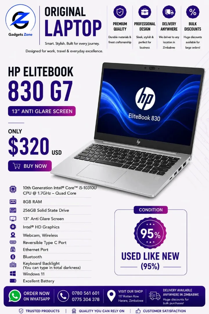 HP EliteBook 830 G7 13" Laptop