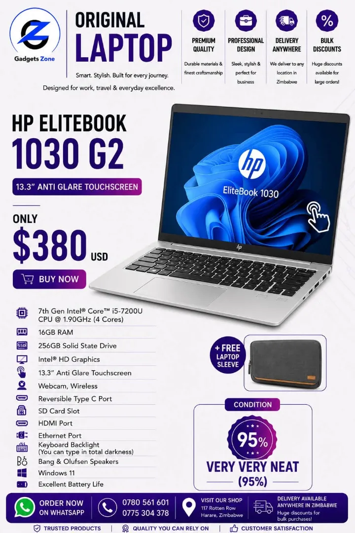 HP EliteBook 1030 G2 Laptop
