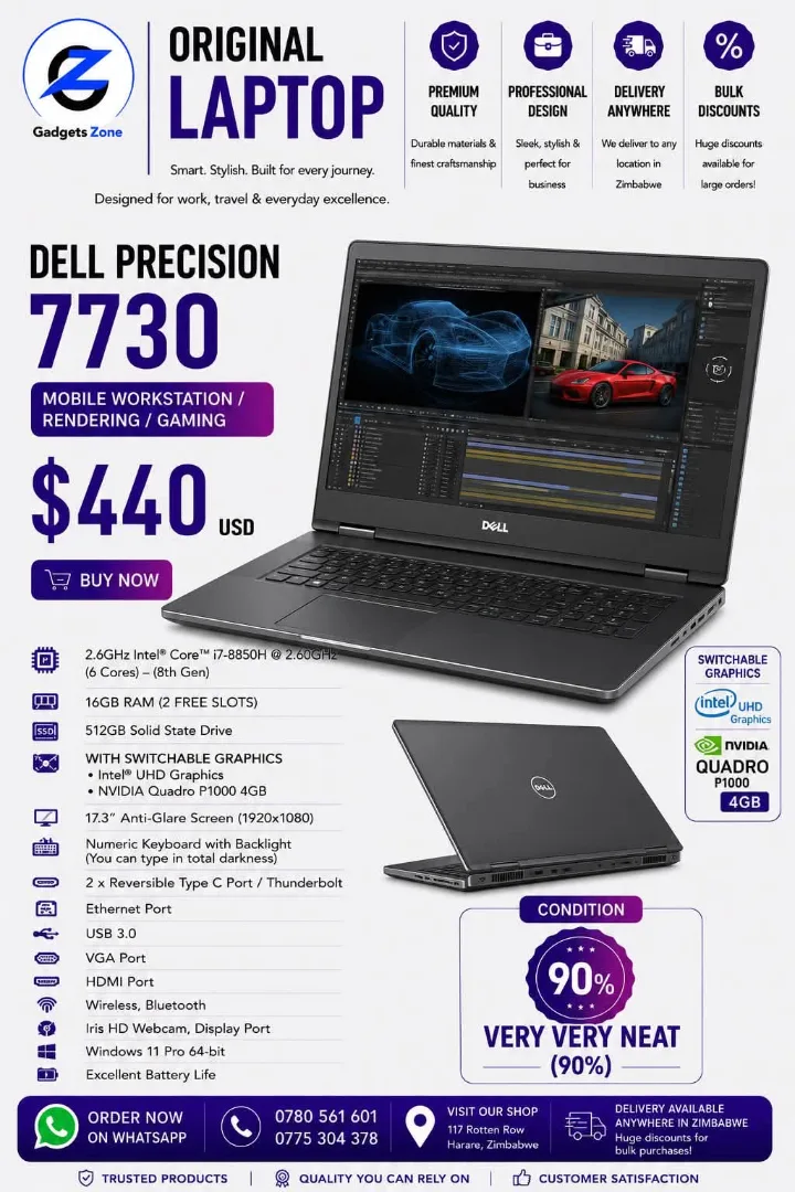 Dell Precision 7730 Mobile Workstation