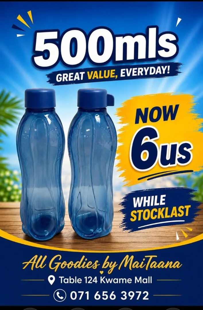 500ml Blue Plastic Bottles