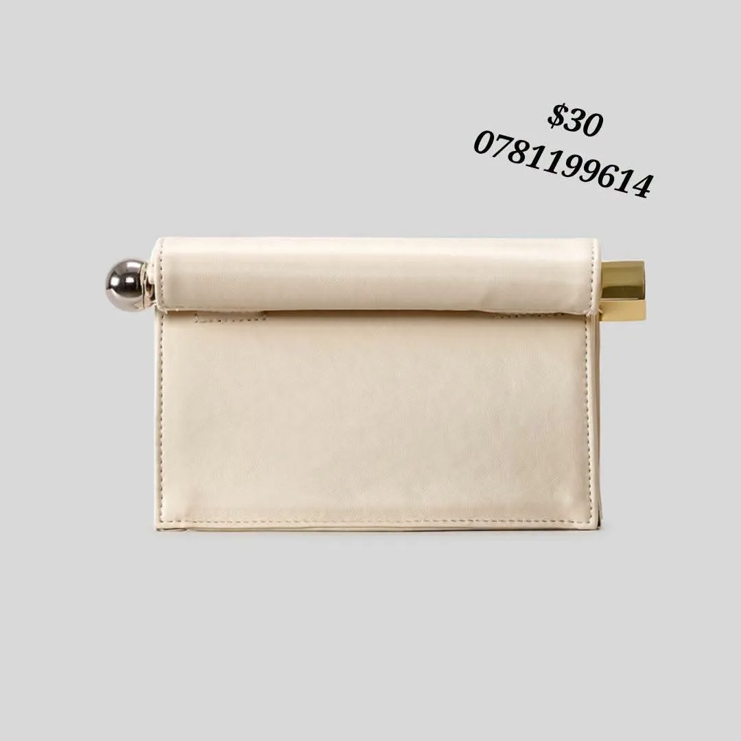 Elegant Beige Clutch Bag