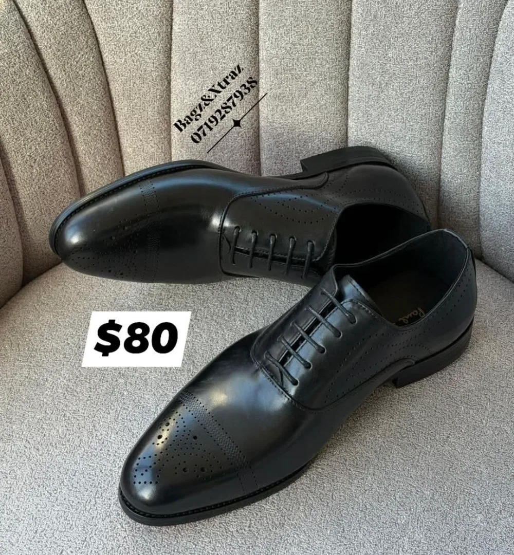 Black Leather Formal Shoes