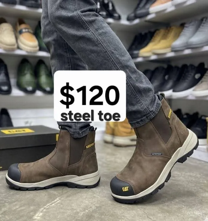 CAT Steel Toe Boots