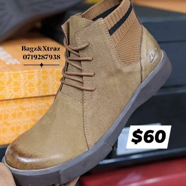 Brown Casual Ankle Boots