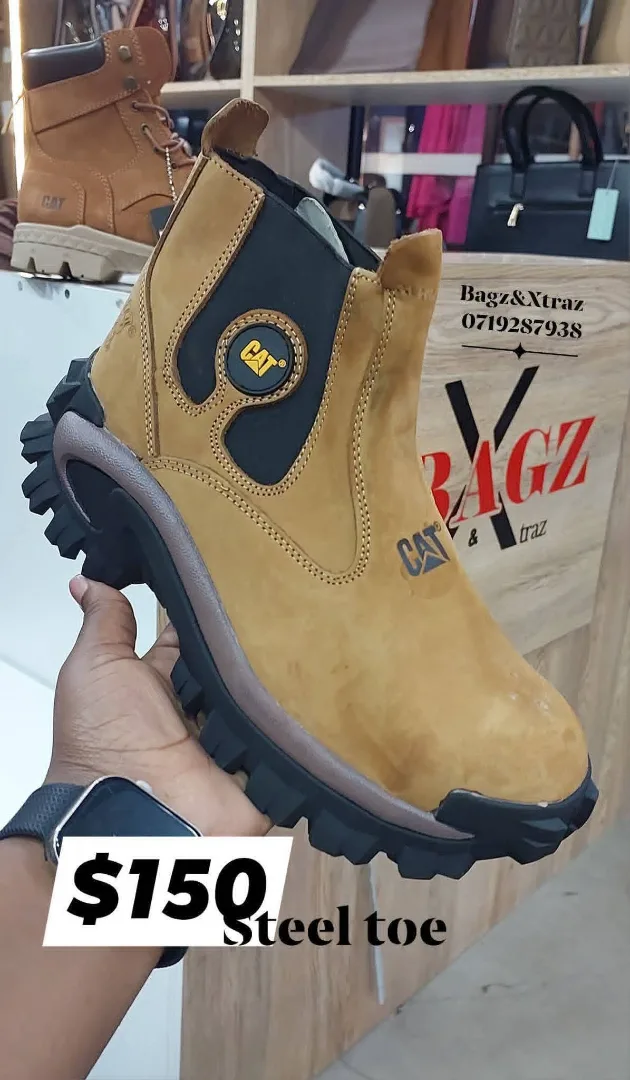 CAT Steel Toe Work Boots