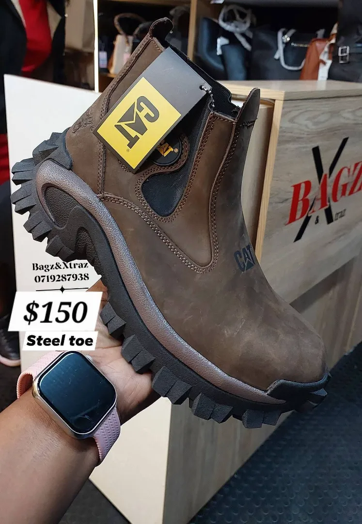CAT Steel Toe Work Boots