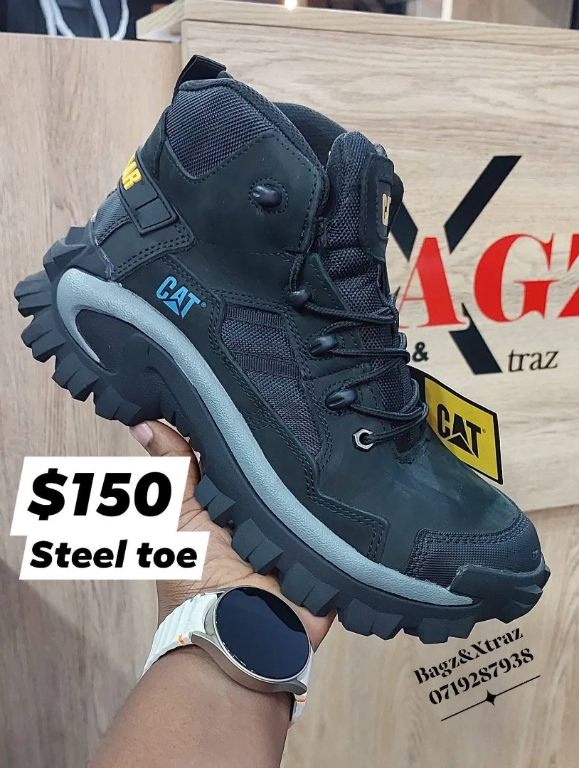 CAT Steel Toe Safety Boots