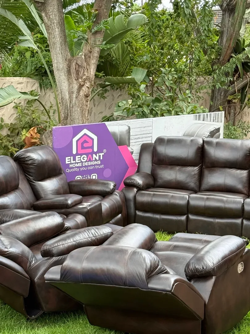 Leather Sofa Set