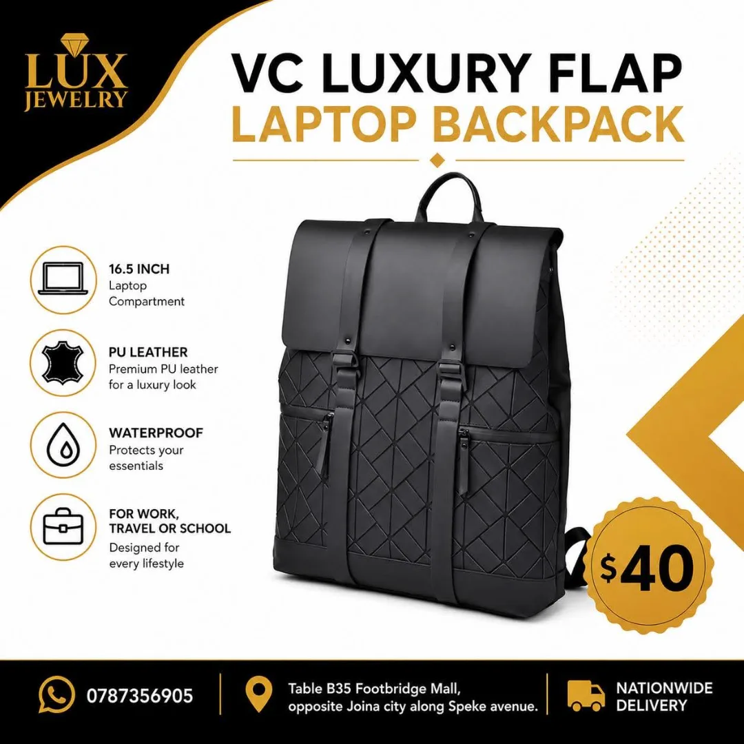 Flap Laptop Backpack
