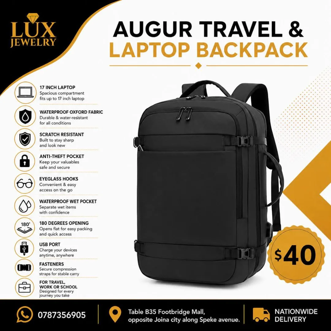 Augur Travel & Laptop Backpack