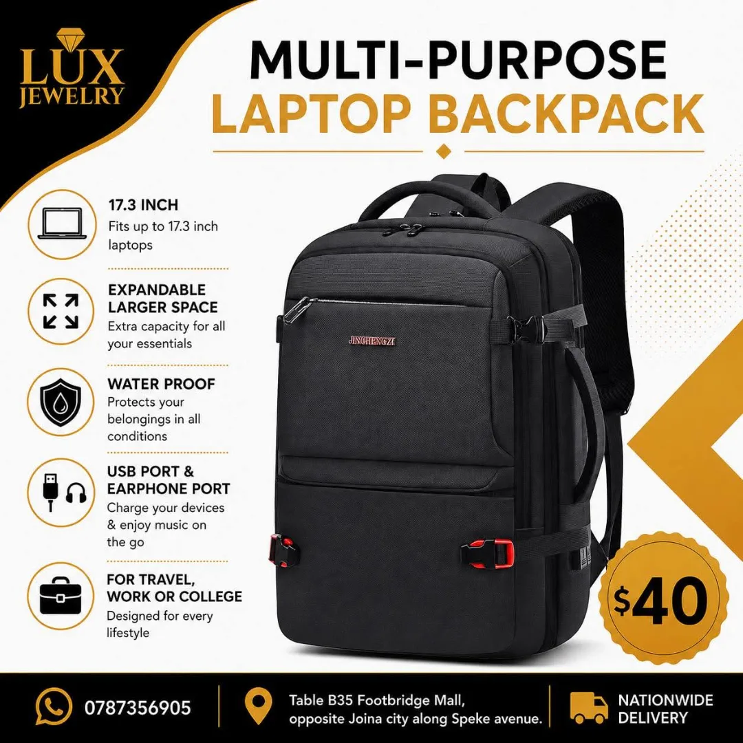 Multi-Purpose Laptop Backpack