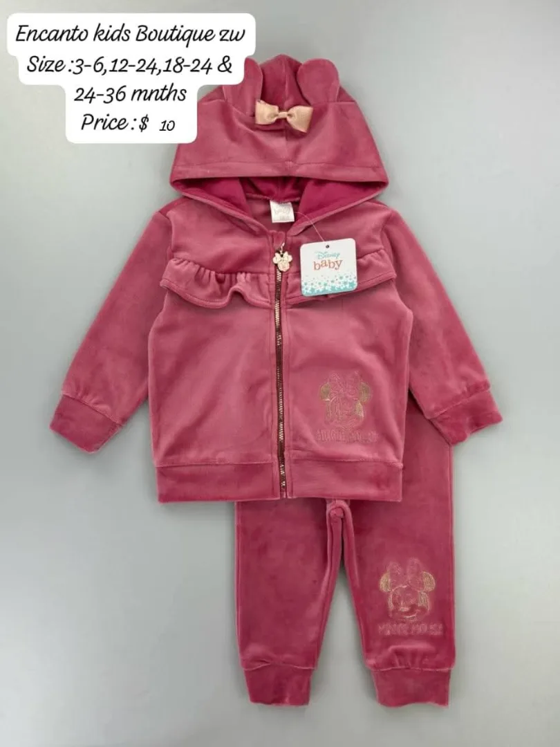 Disney Baby Pink Tracksuit Set