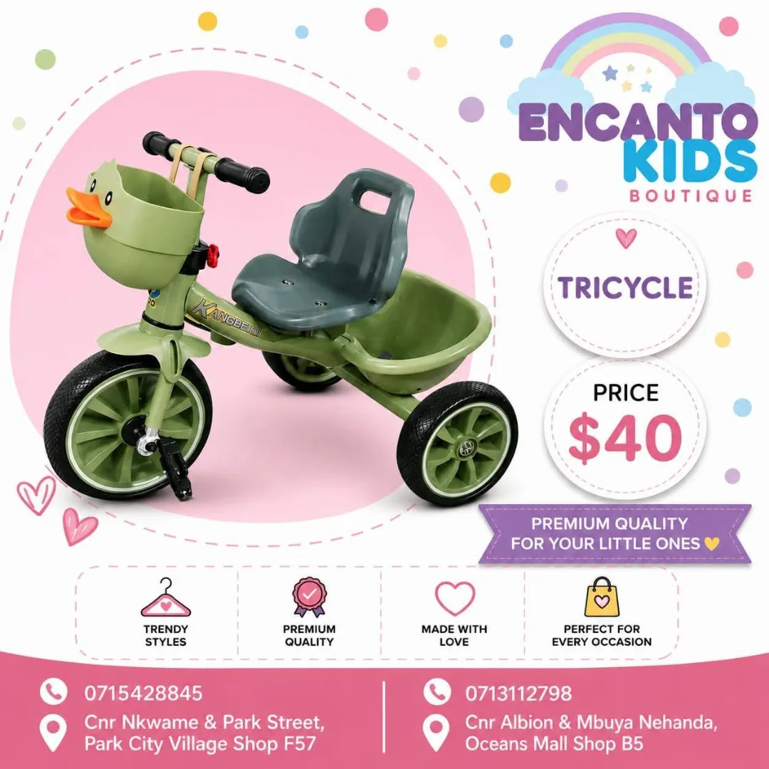 Kangbei Kids Tricycle with Duck Design