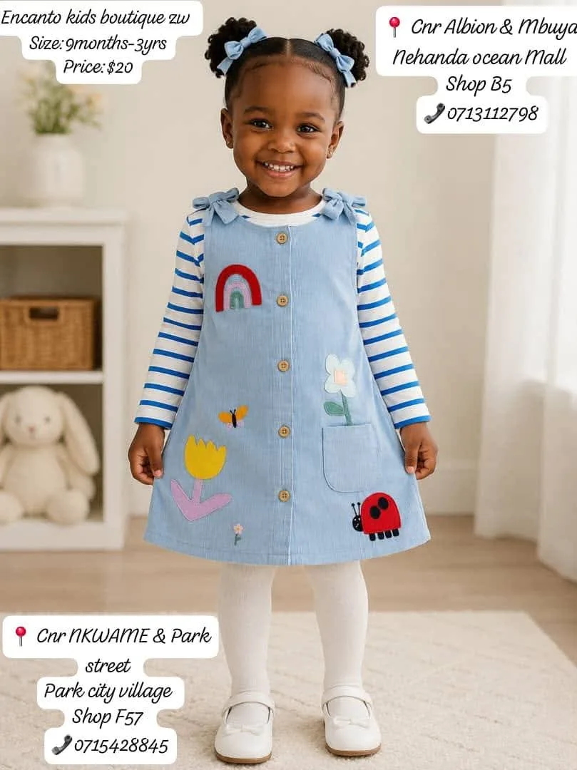 Cute Toddler Dress with Appliqué