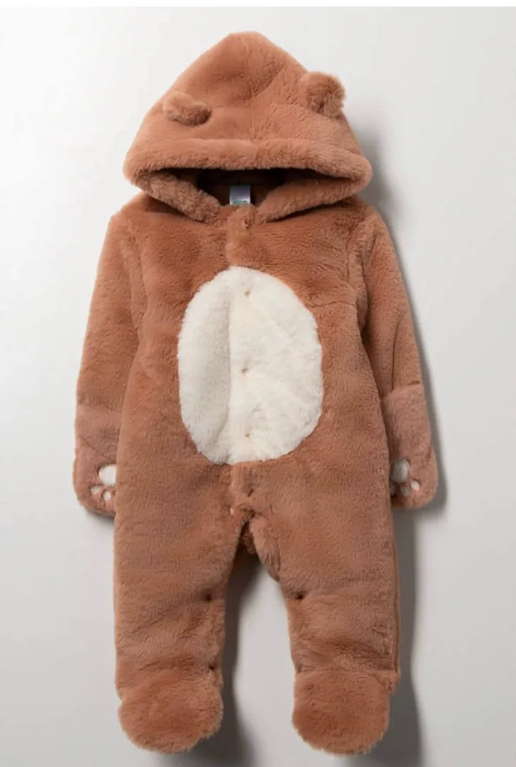 Brown Bear Baby Onesie Costume