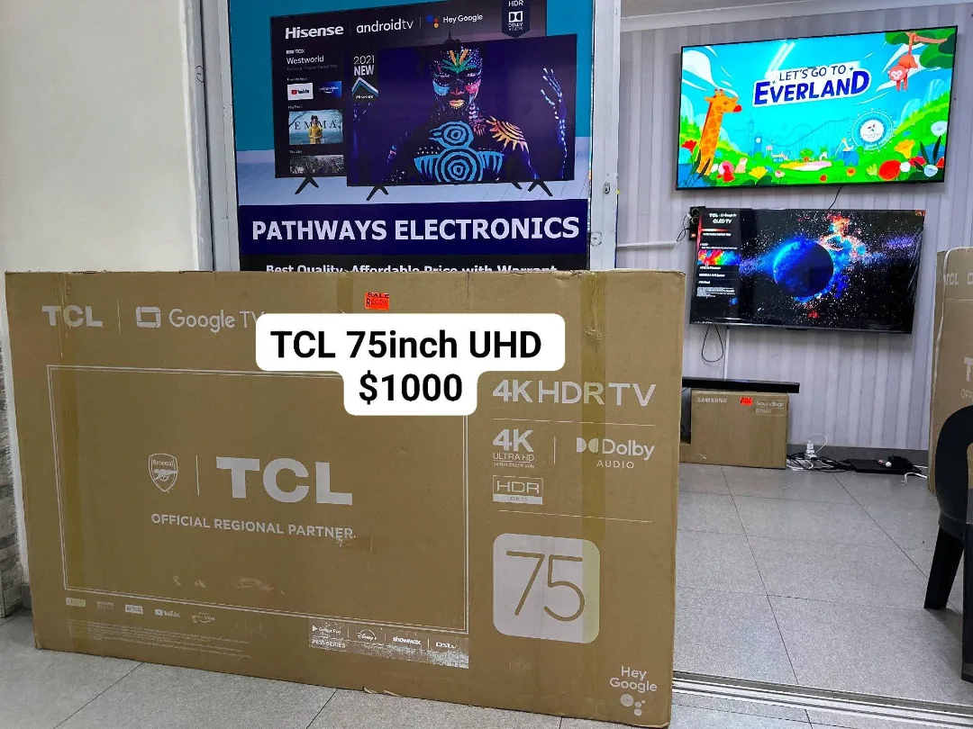 TCL 75 inch 4K UHD TV