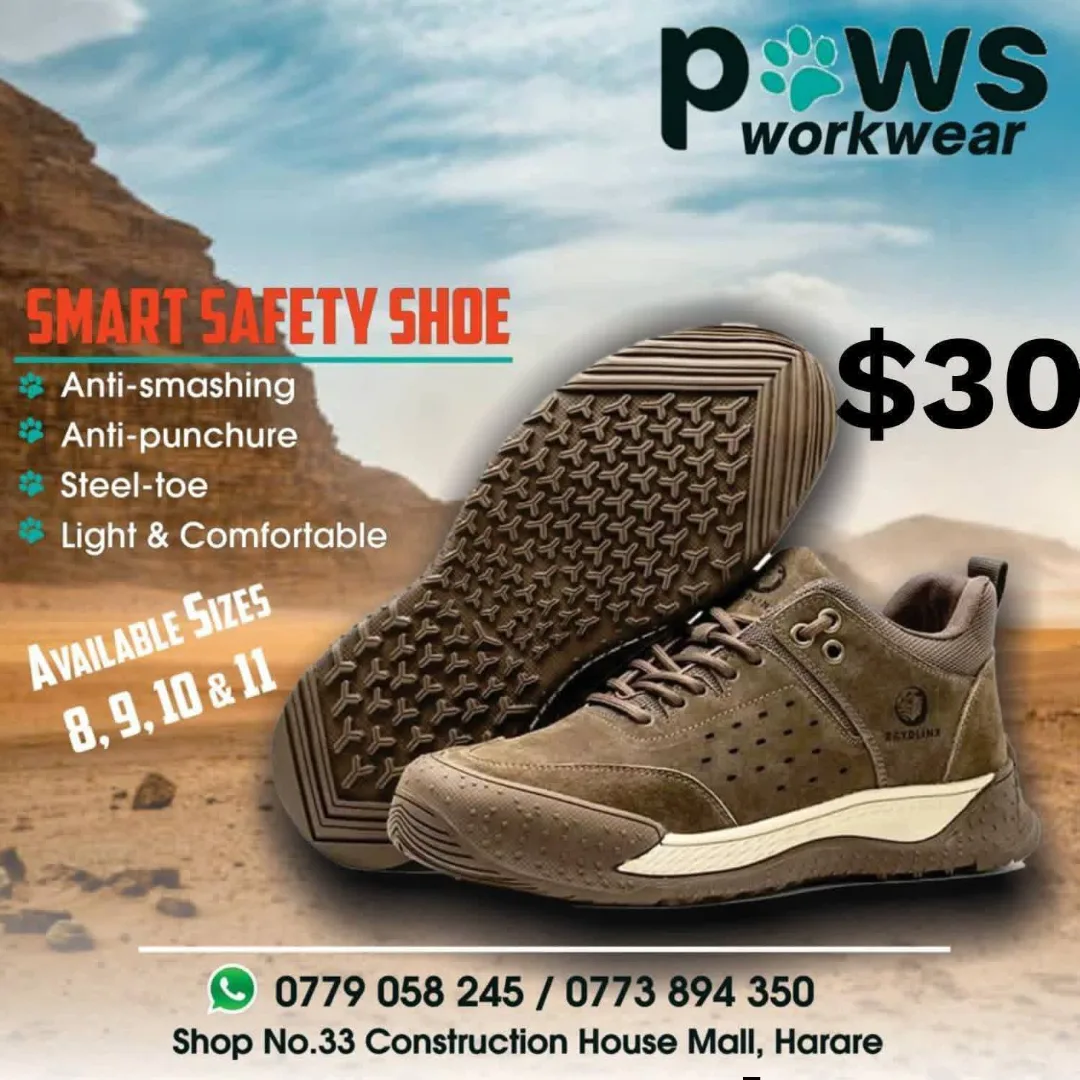 Smart Safety Shoe with Steel Toe