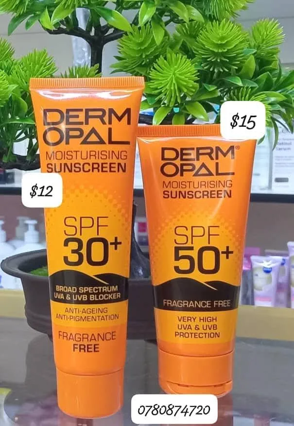 Dermopal Moisturising Sunscreen SPF 30+ and 50+