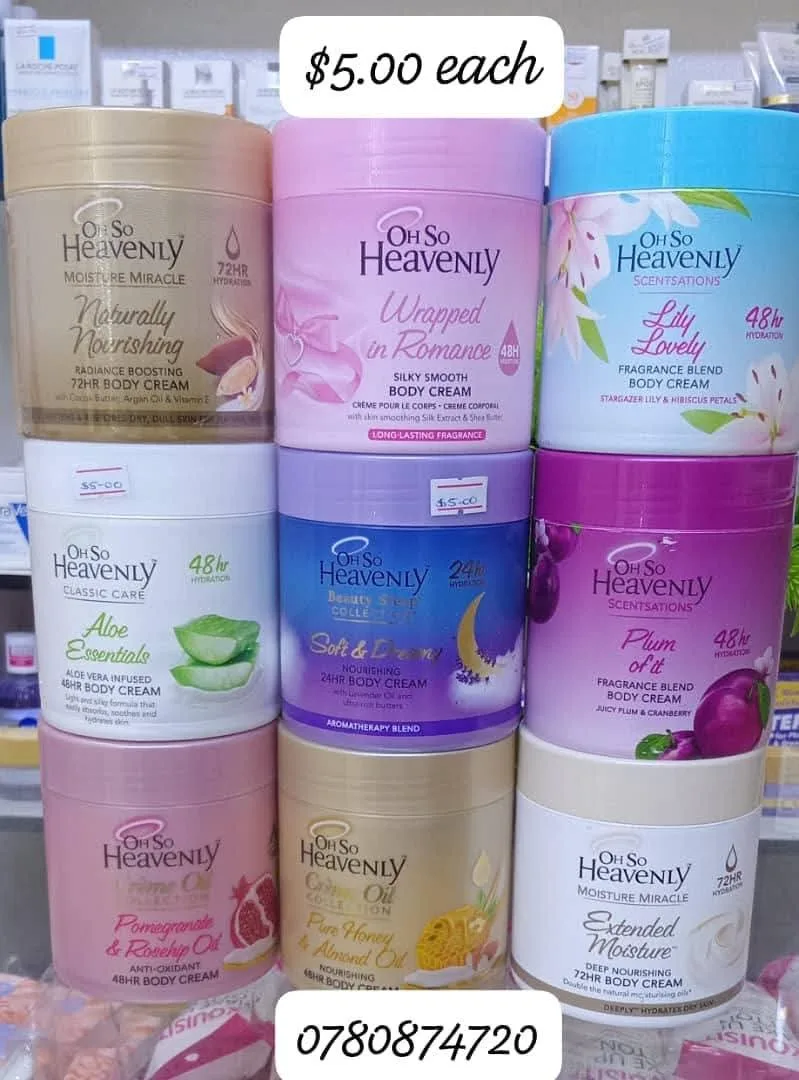 Oh So Heavenly Body Creams