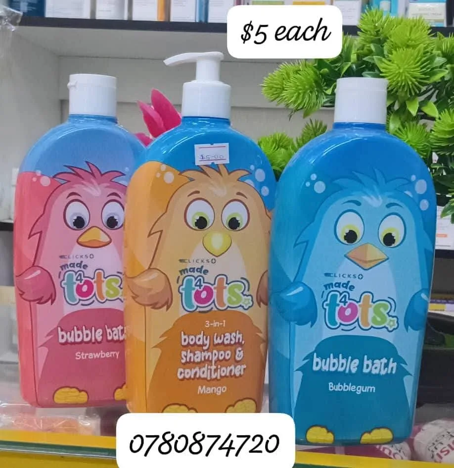 Clicks Made 4 Tots Body Wash & Bubble Bath