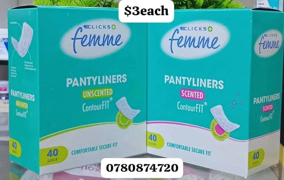 Clicks Femme Pantyliners 40 Pack