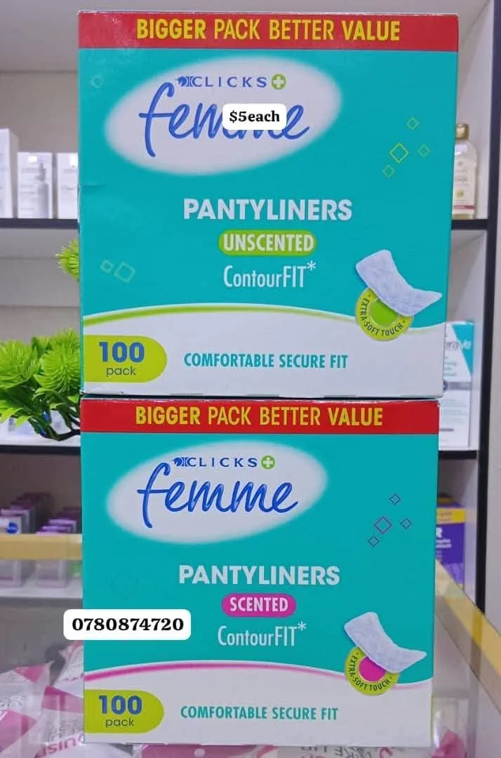 Clicks Femme Pantyliners 100 Pack