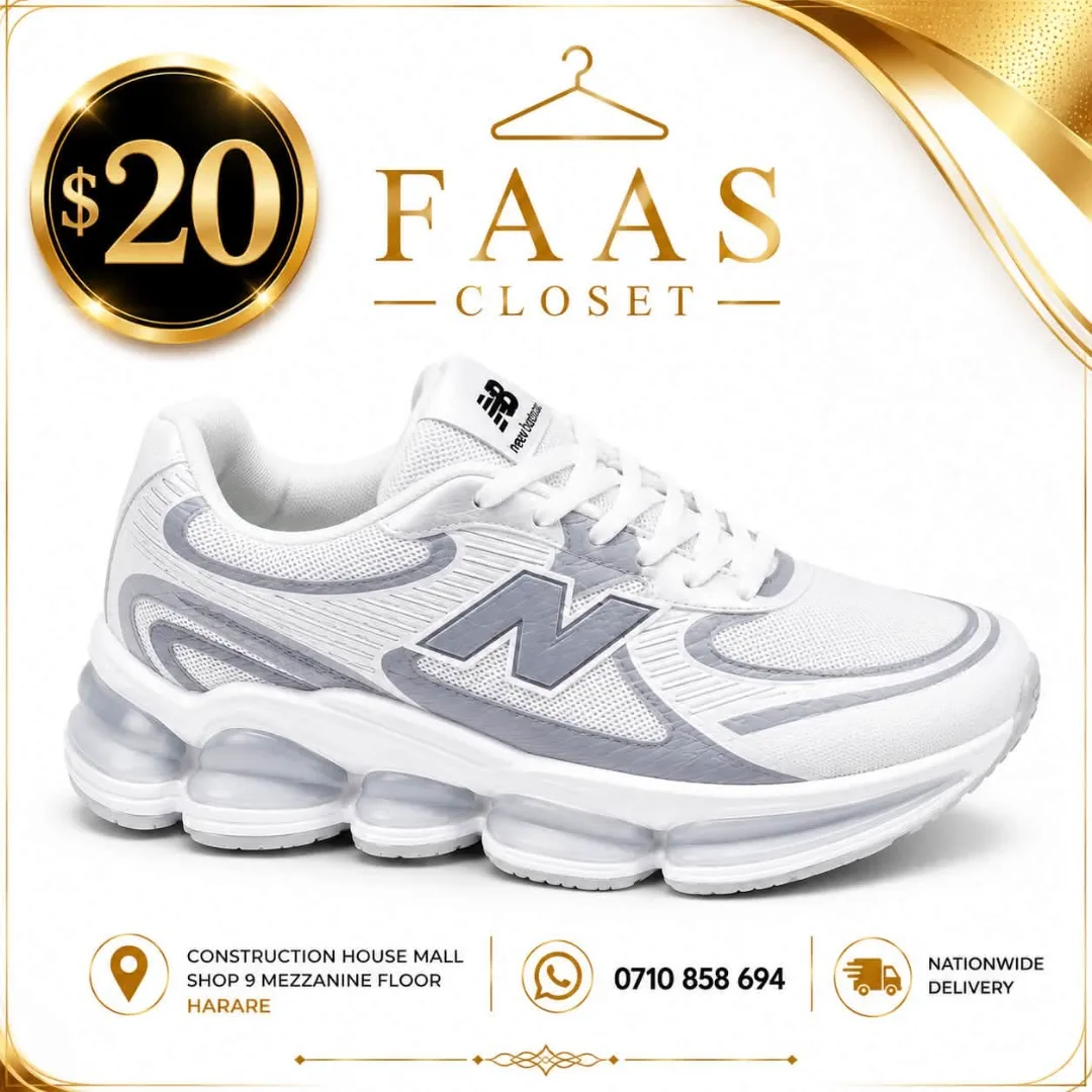 New Balance White Sneakers