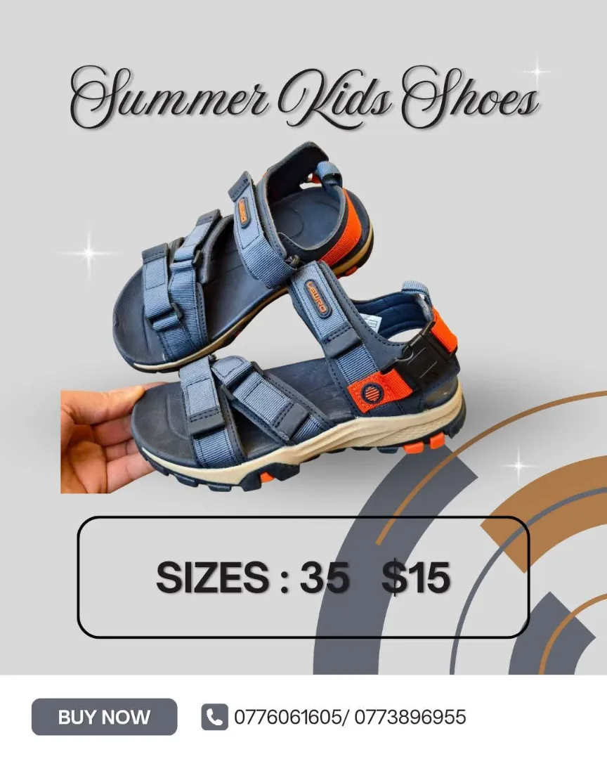 Summer Kids Sandals Size 35