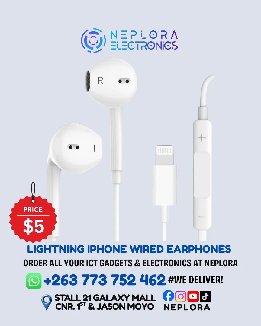 Lightning iPhone Wired Earphones