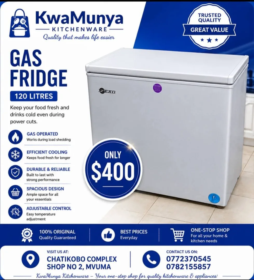 Zero 120L Gas Fridge