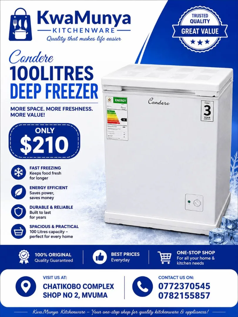 Condere 100L Deep Freezer