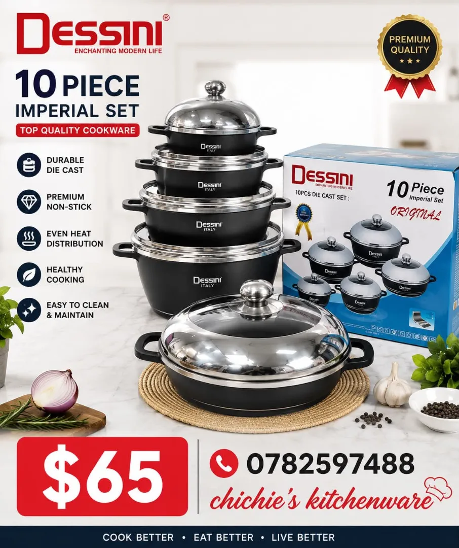 Dessini 10 Piece Imperial Cookware Set