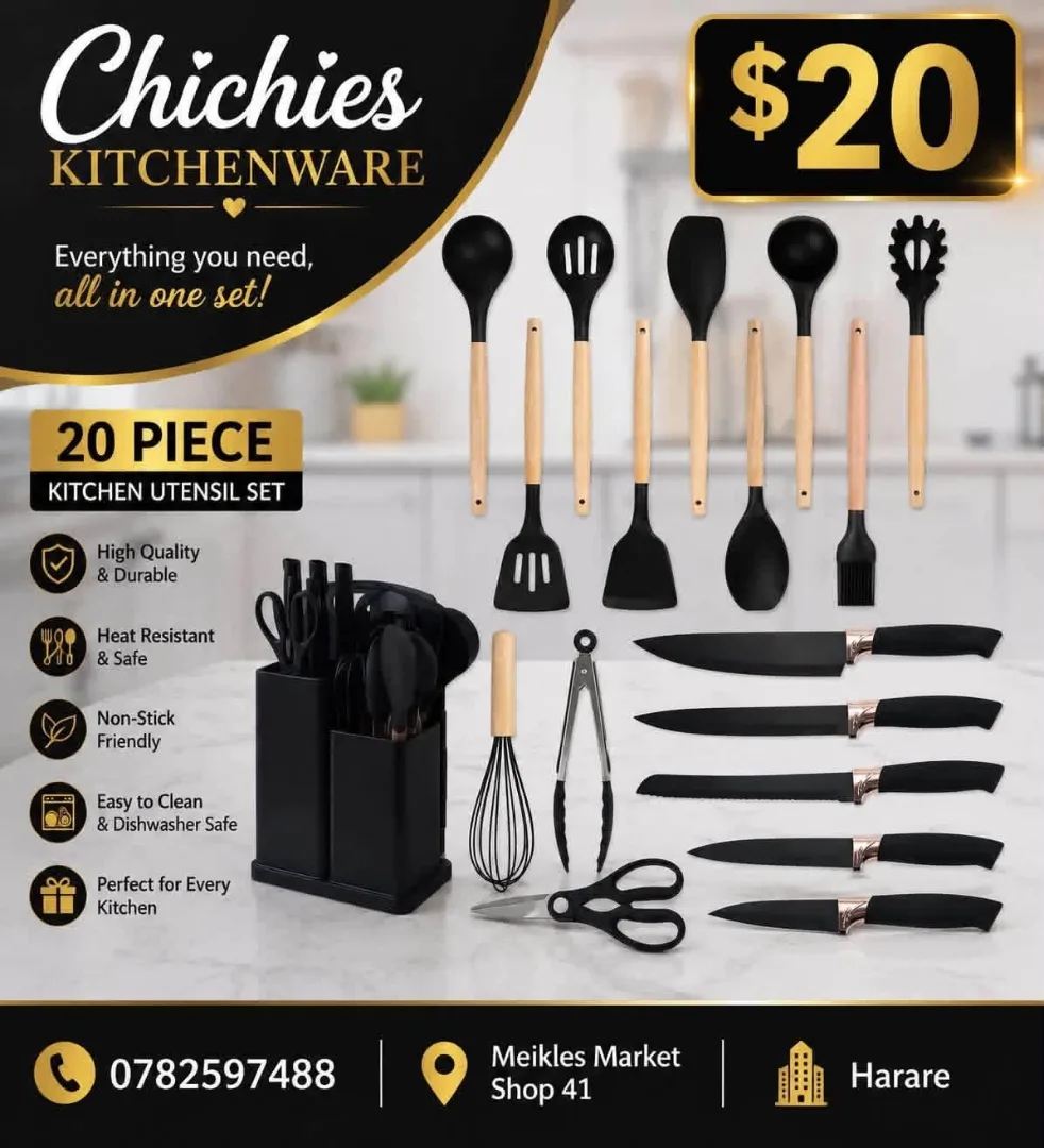 Chichies 20 Piece Kitchen Utensil Set