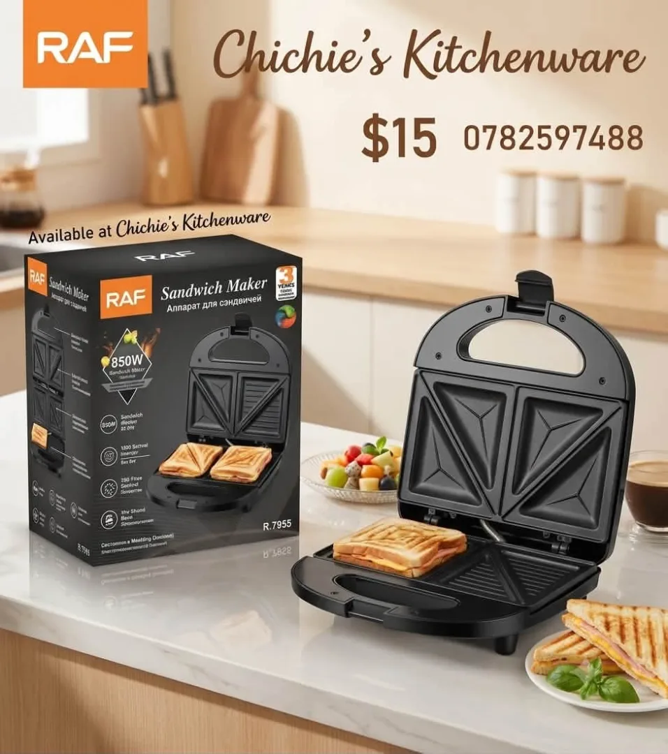 RAF 850W Sandwich Maker