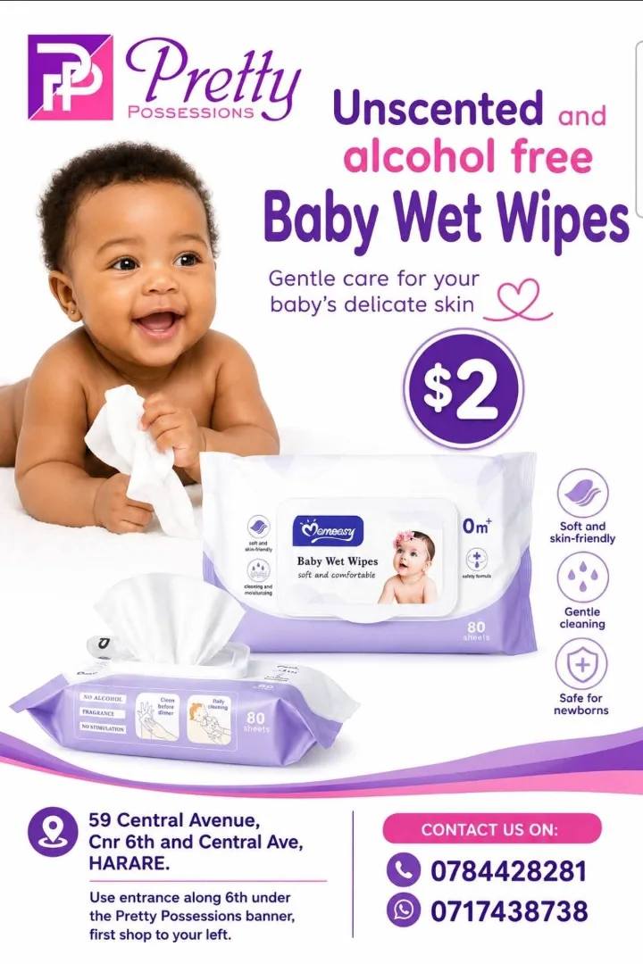Unscented Baby Wet Wipes