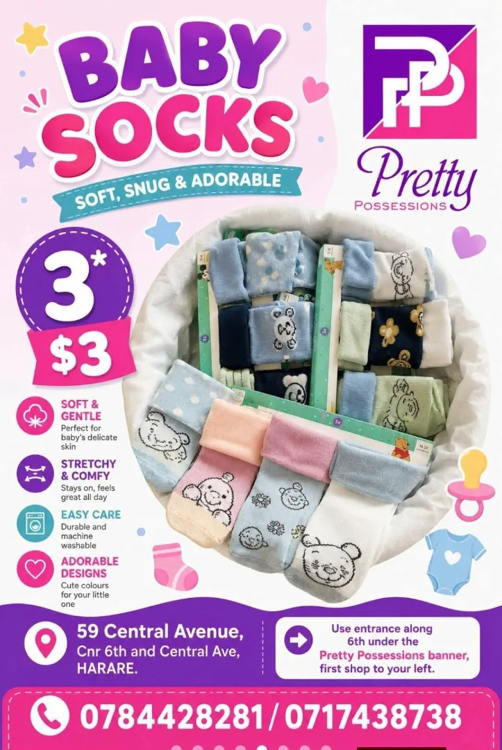Pretty Possessions Baby Socks