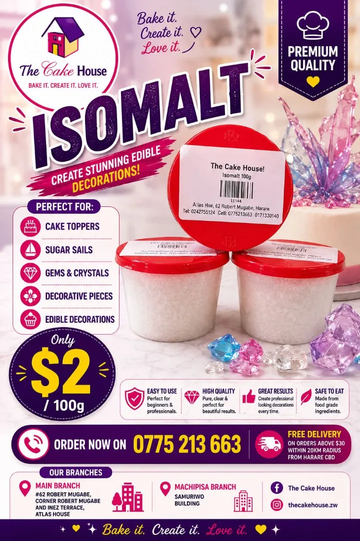 Isomalt 100g Edible Decorations