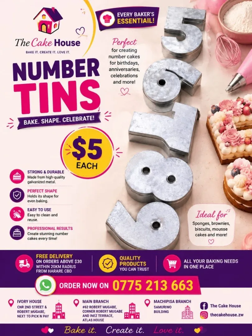 Number Cake Tins