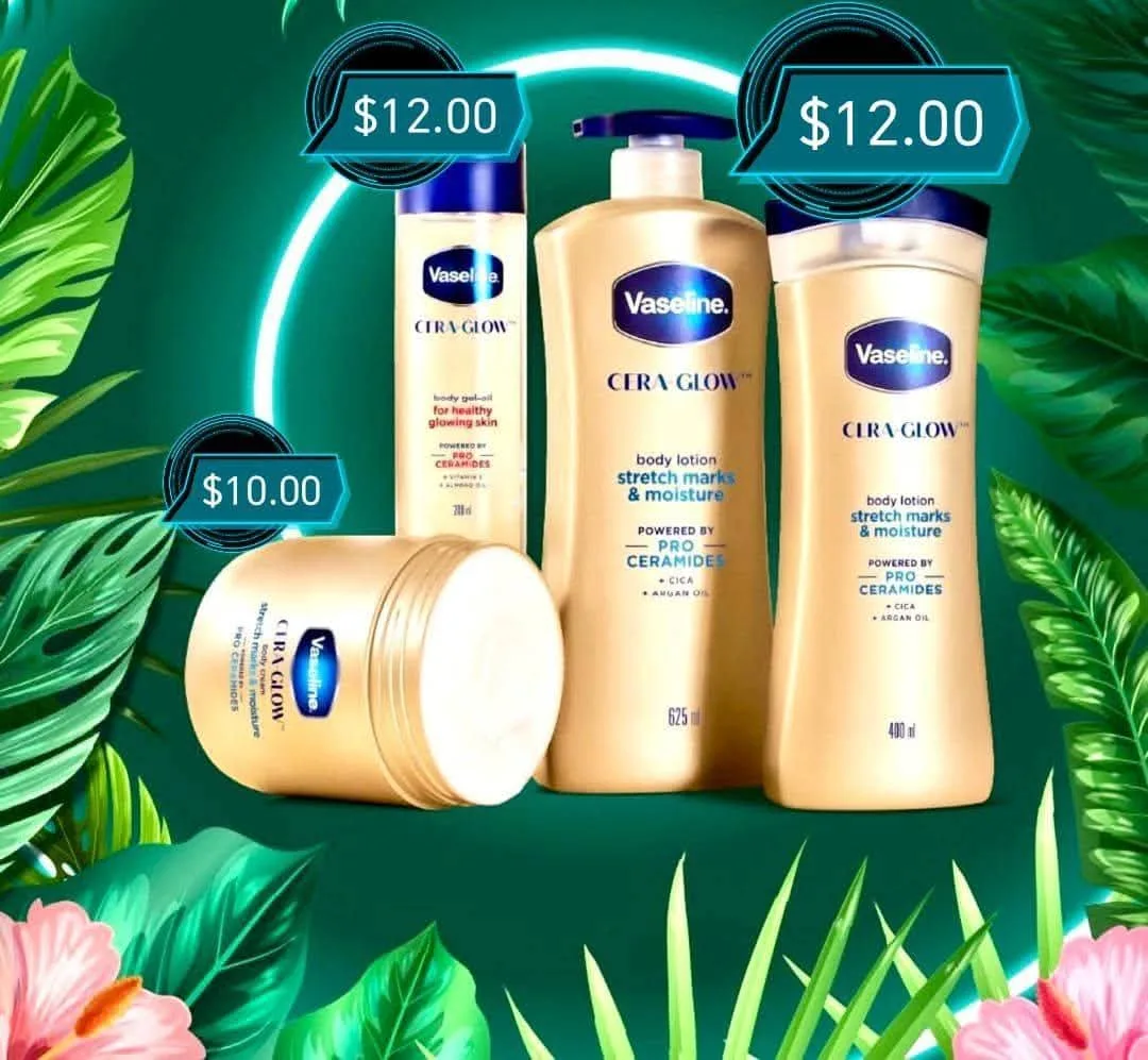 Vaseline Cera Glow Body Lotion 625ml