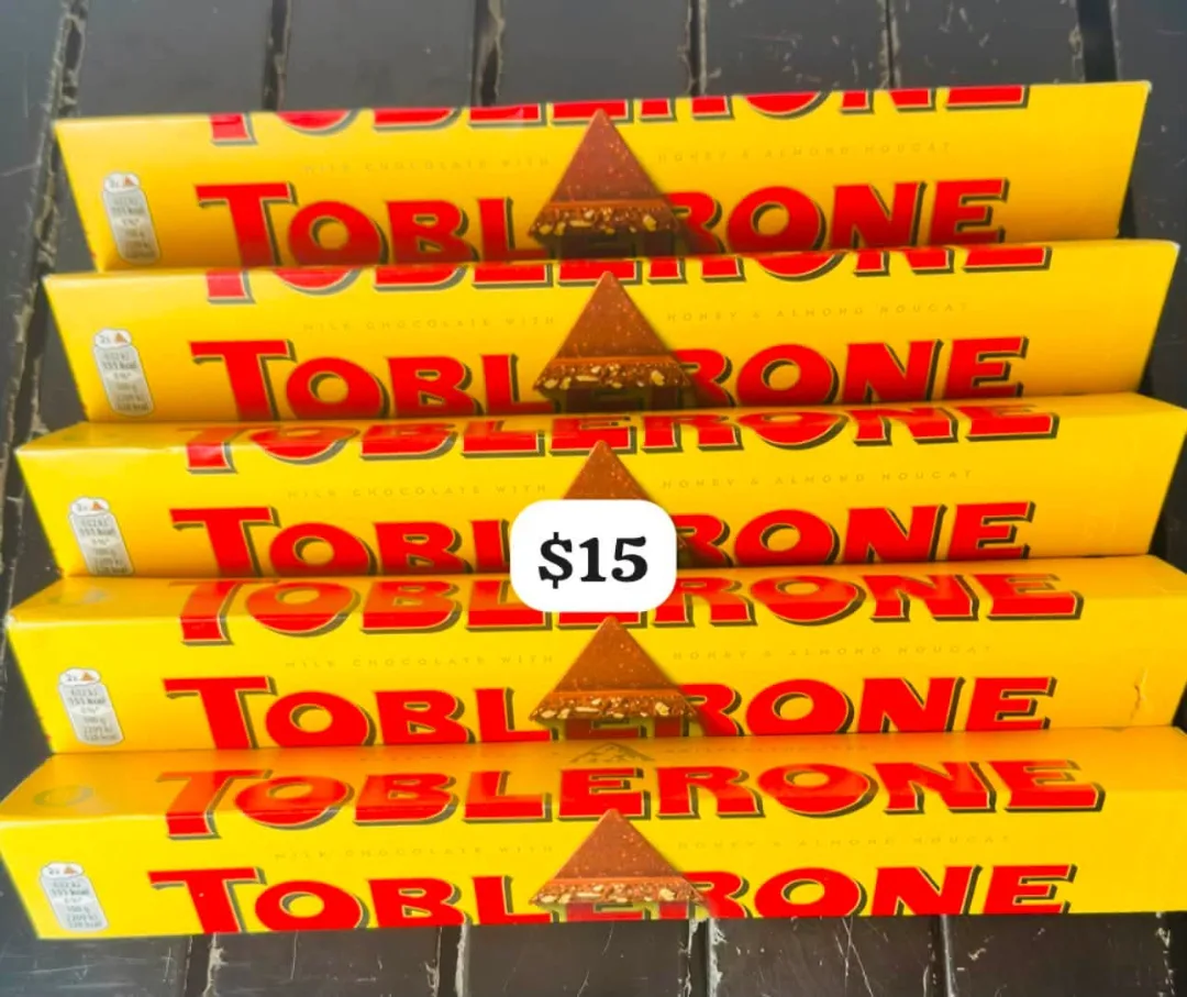 Toblerone Milk Chocolate with Honey & Almond Nougat