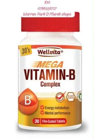 Wellvita Mega Vitamin-B Complex 30 Tablets