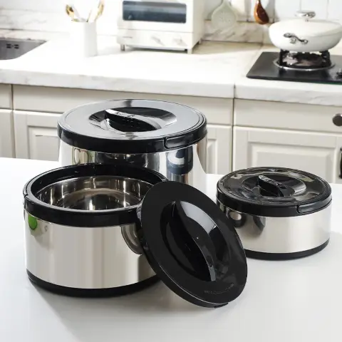 3 pcs food warmer set