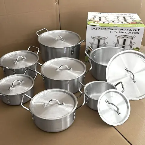 14pcs non-stick aluminium cookware