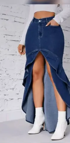 Denim skirts